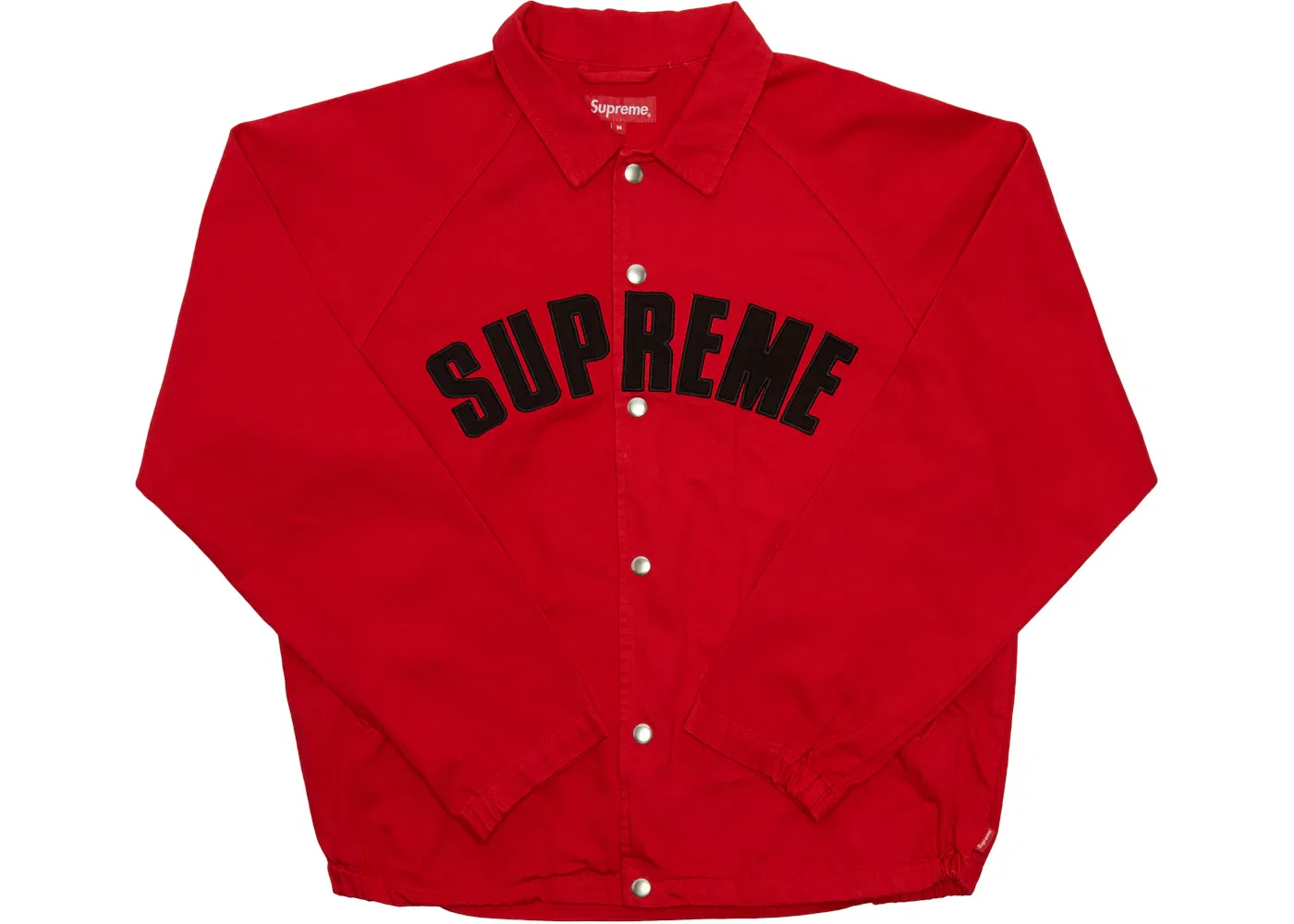 Мужская куртка с застежкой на кнопки Supreme, Red