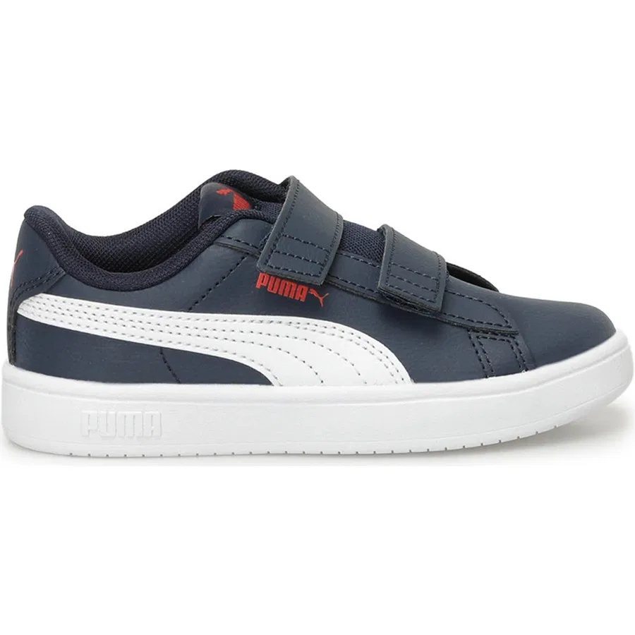 Кеды детские с верхом из кожи Rickie Classic V Ps Puma, Темно-синий