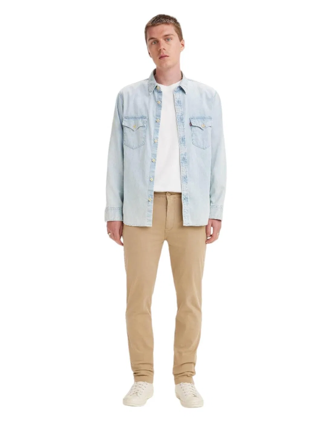 Мужские зауженные чиносы Levi's, Beige
