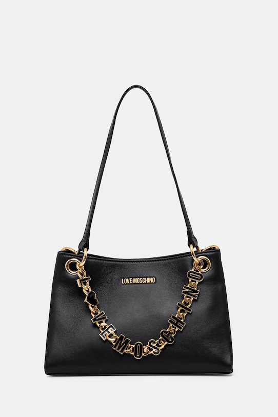 

Кожаная сумка Love Moschino, черный