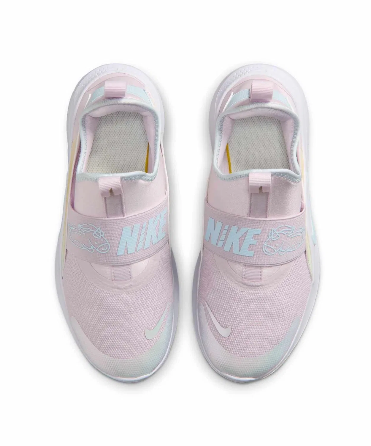 Детские кроссовки с мягкой стелькой Flex Runner 4 Bleached Lilac NIKE, Bleached Lilac — фото 4
