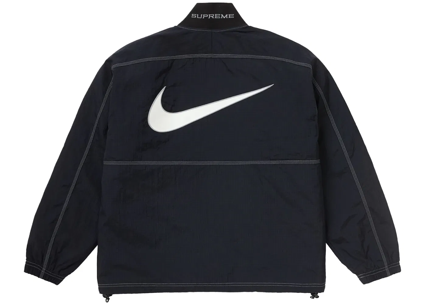 Мужская куртка из рипстопа с принтом Supreme Nike Pullover, Black