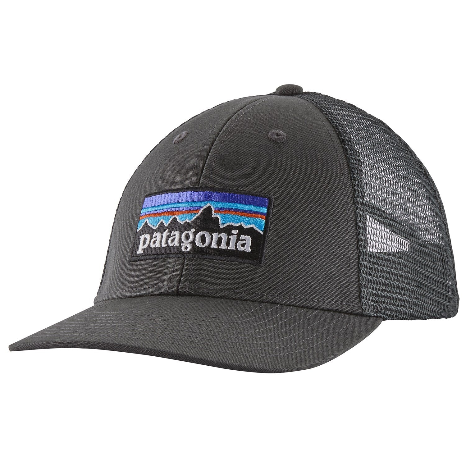 

Кепка Patagonia P-6 Logo LoPro Trucker, серый