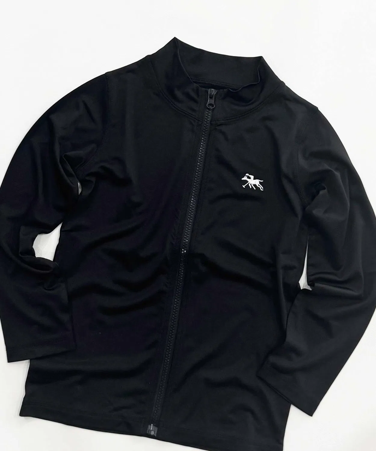 Детский рашгард с длинным рукавомPOLOCHAMPS, Black