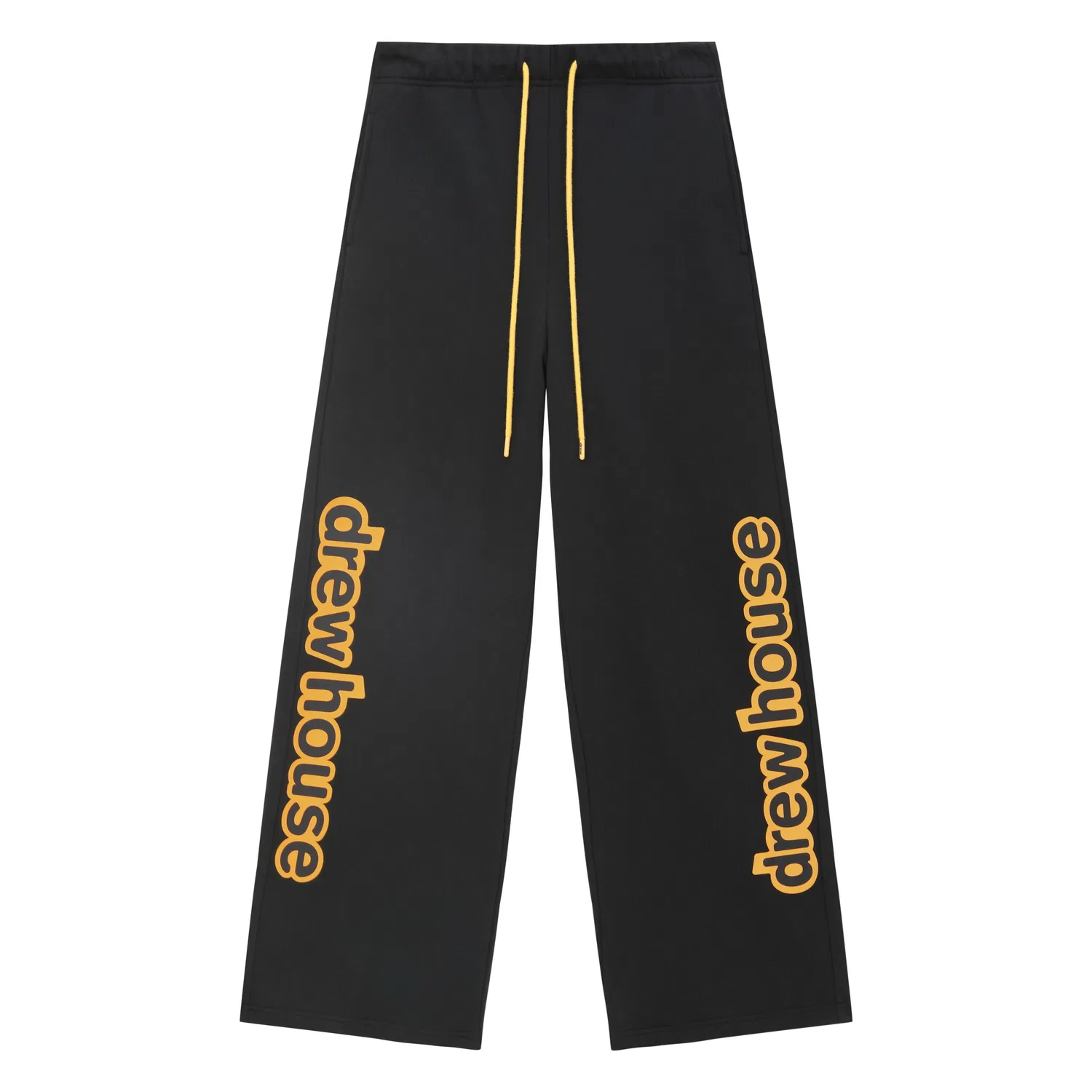 Детские трикотажные спортивные штаны прямого кроя Drew house, Black