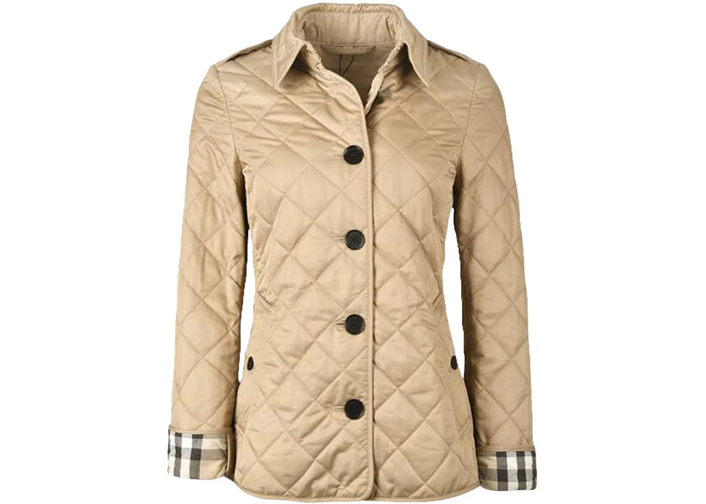 Женская куртка Diamond Quilted Jacket Burberry, Beige