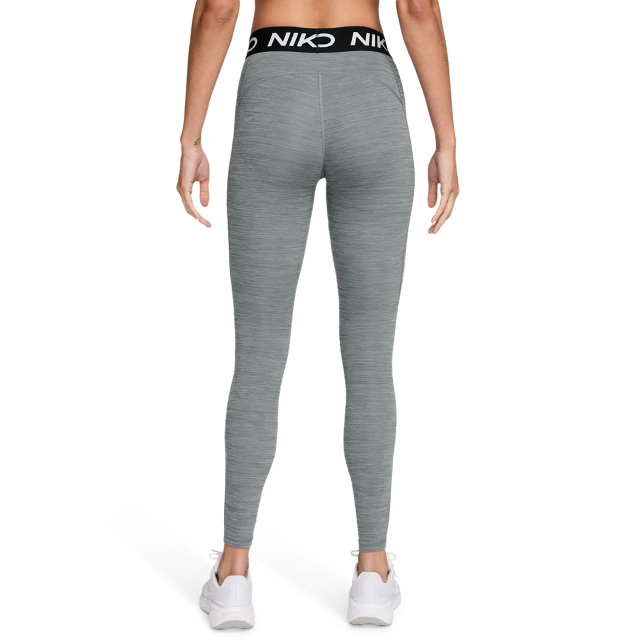 Женские леггинсы 365 USM Nike, цвет Smoke Grey/Heather Grey — фото 2