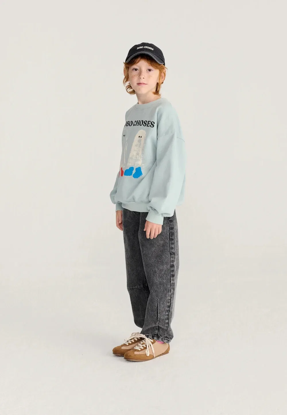 Толстовка унисекс Booty ghosts Bobo Choses, Light Blue — фото 3