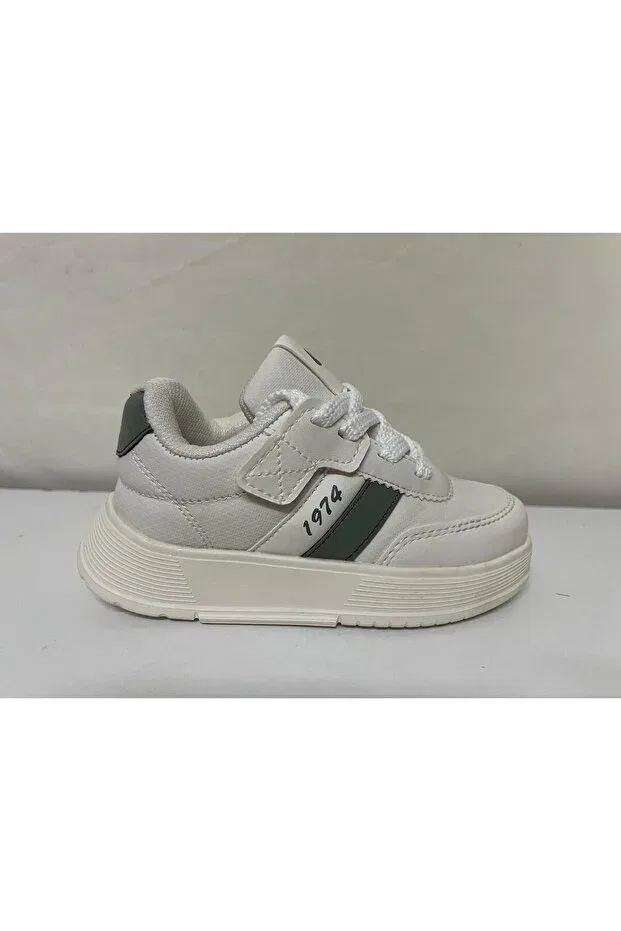 Детские кроссовки для мальчиков водонепроницаемые Basics Mina Spor, White-Khaki