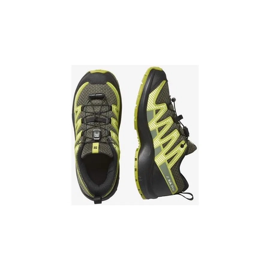 Кроссовки Salomon Xa Pro V8 J, Зеленый — фото 2