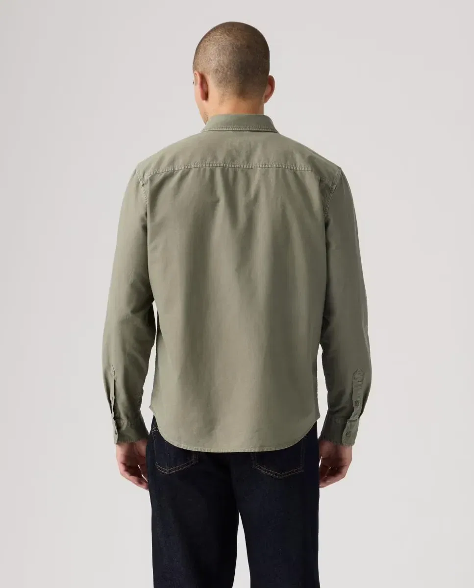 Мужская рубашка с длинным рукавом Levi's, Verde — фото 2