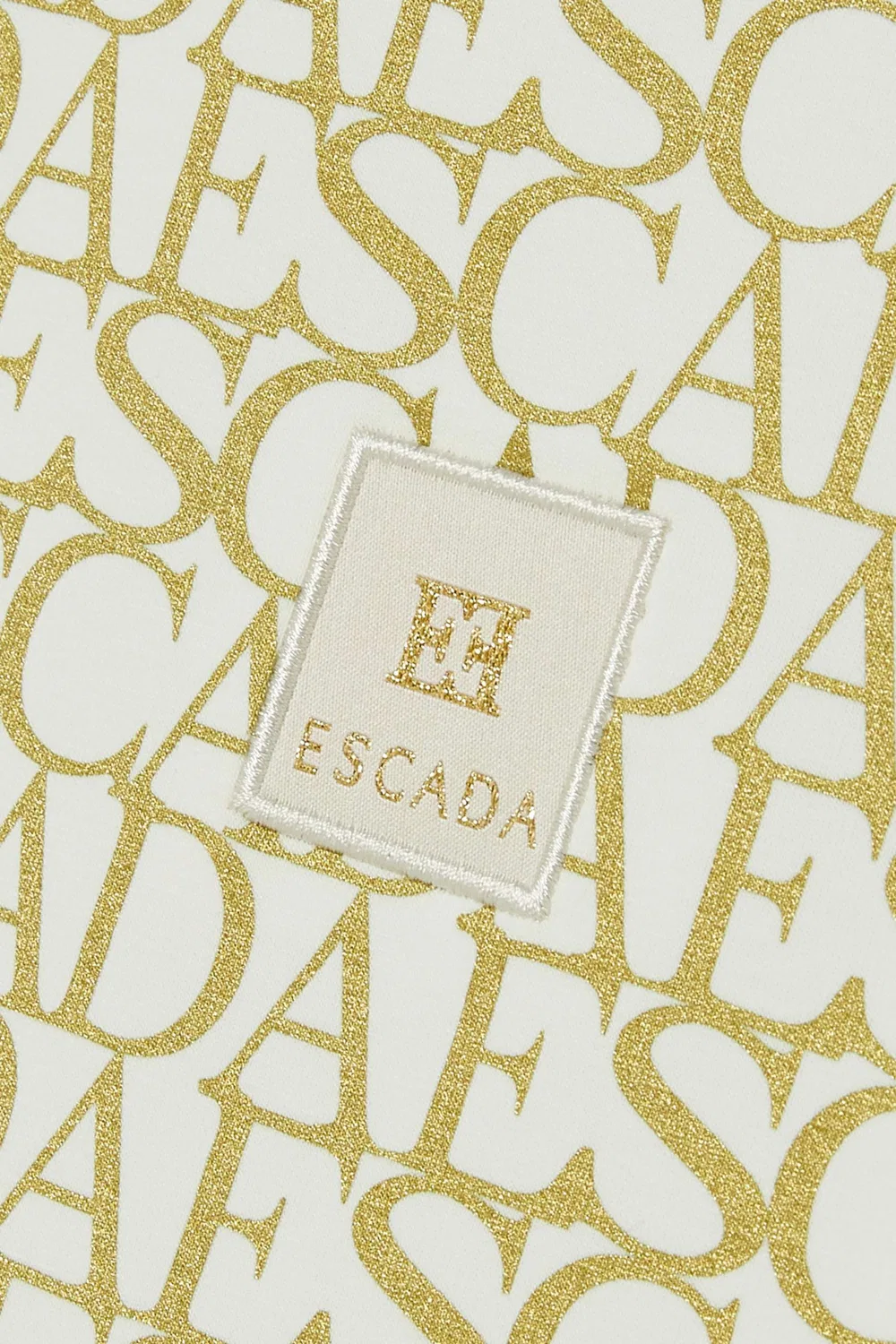 Платье с принтом из джерси Escada, нейтральный — фото 3