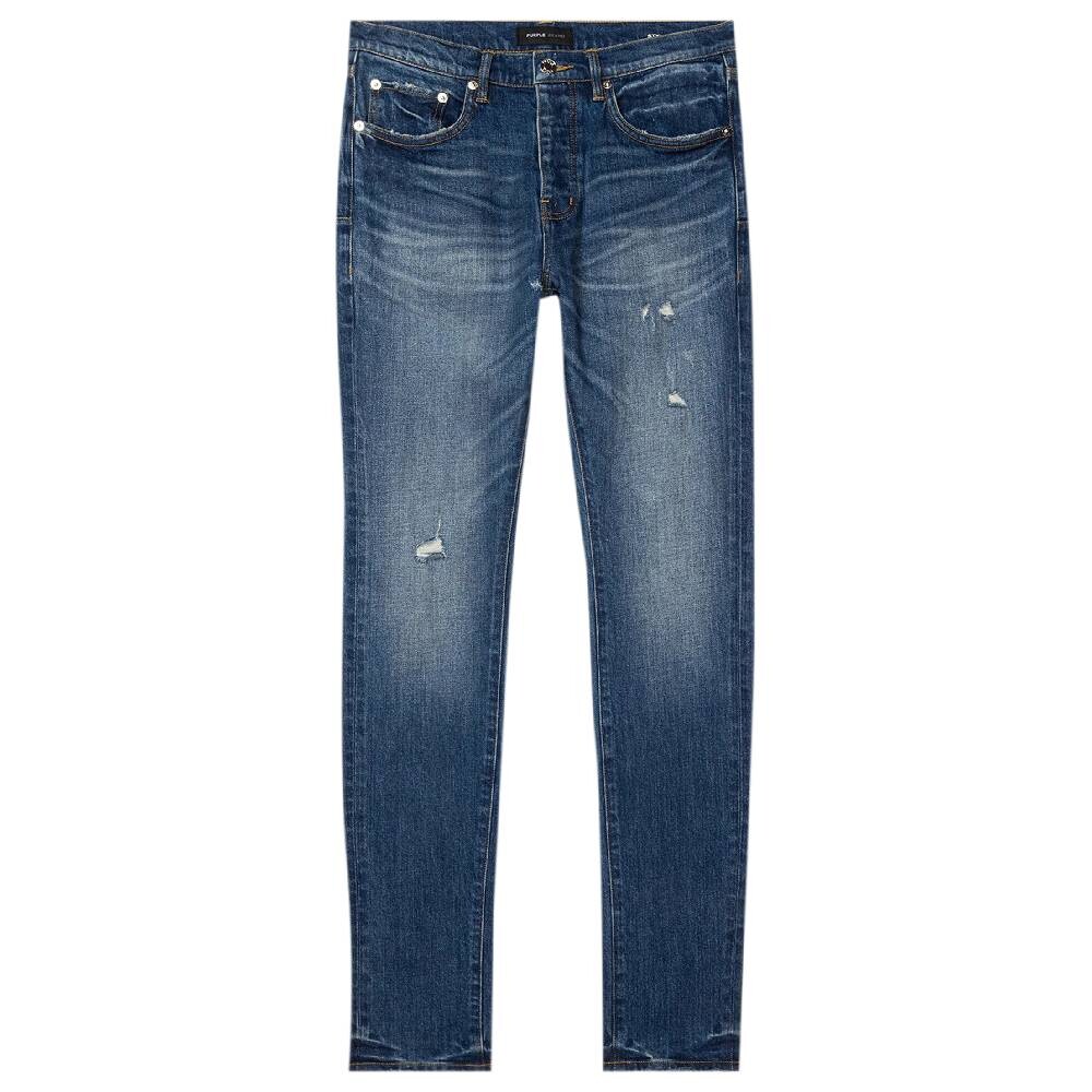 

Джинсы узкие Purple Brand One Year Worn, синий