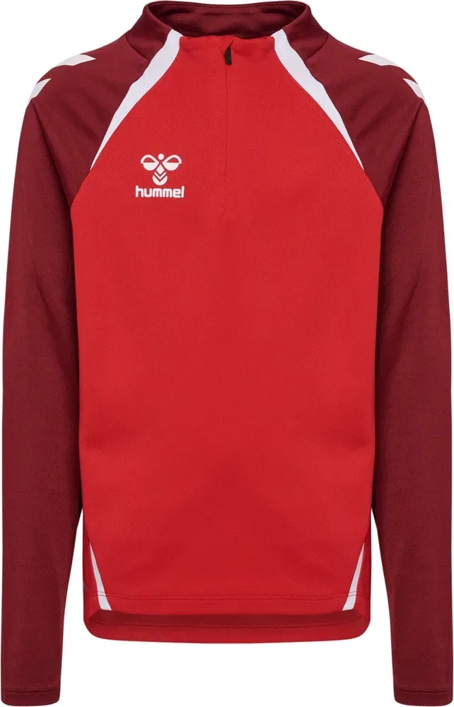 Тренировочная куртка детская на молнии Lead 2.0 Half Zip Hummel, красный — фото 2