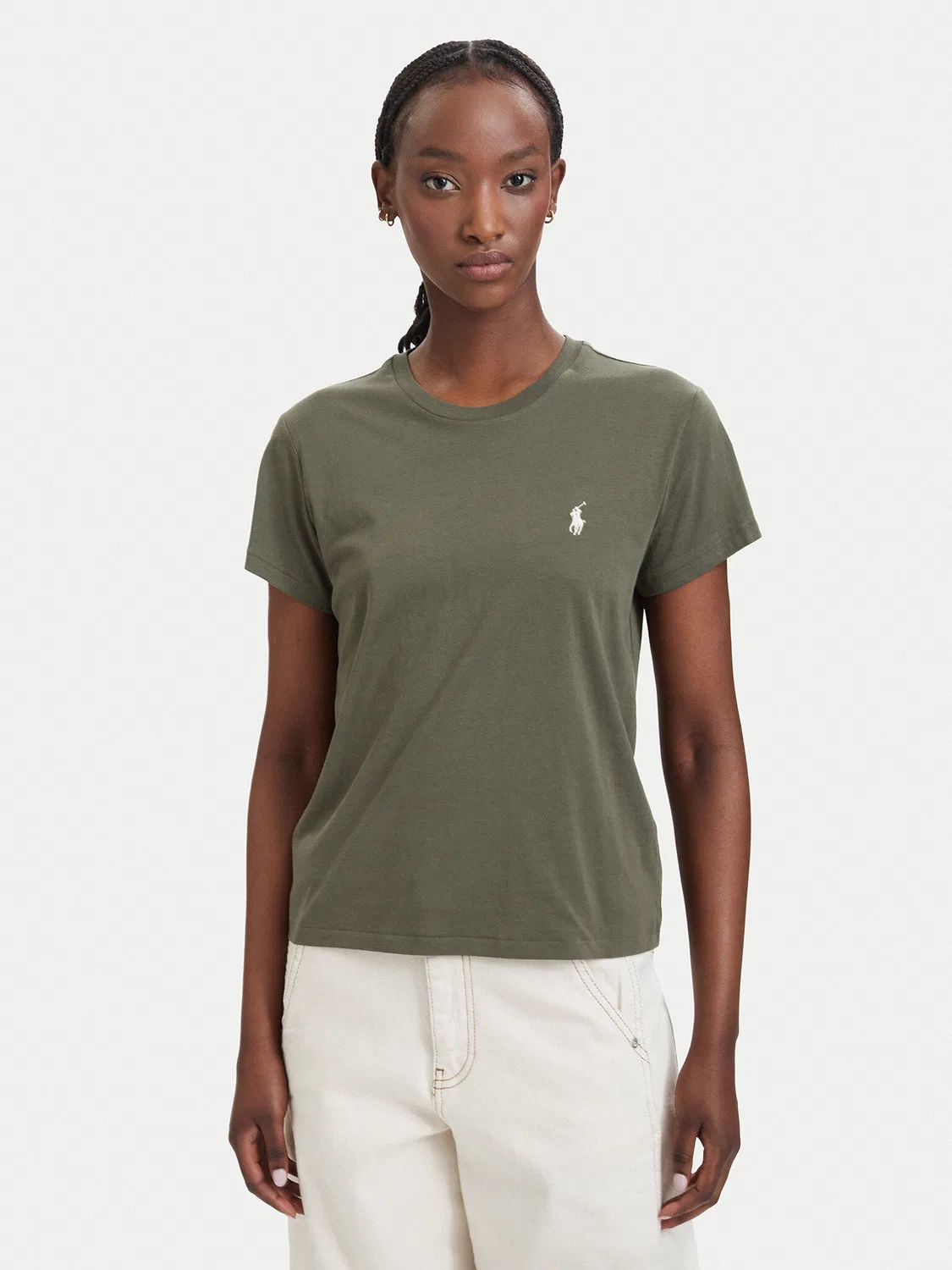 Женская футболка стандартного кроя Polo Ralph Lauren, зеленый