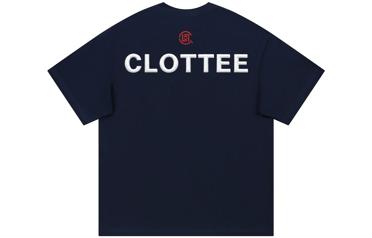 Детская футболка с коротким рукавом CLOT, Navy Blue (White Embroidery)