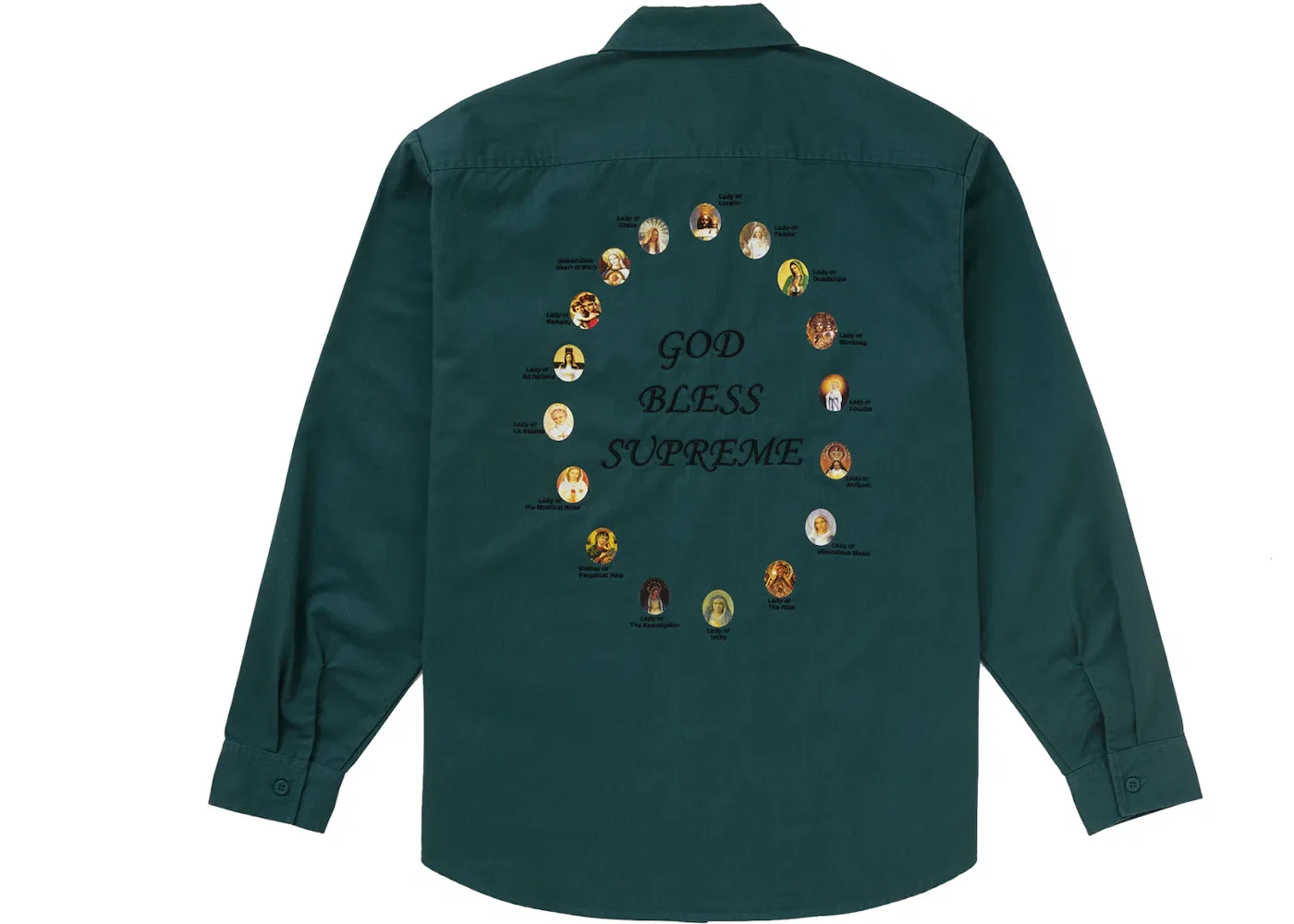 Мужская рубашка с принтом Shirt Supreme, Dusty Teal — фото 2