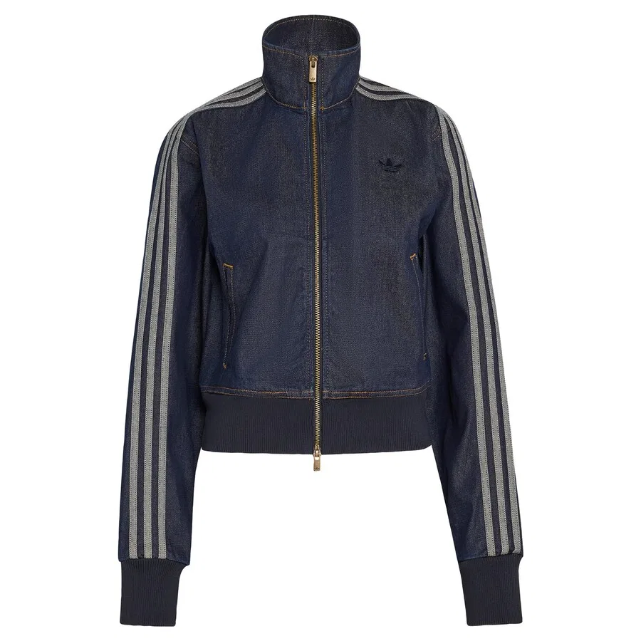 Куртка ADIDAS ORIGINALS Between-Season 'Firebird' темно-синего цвета