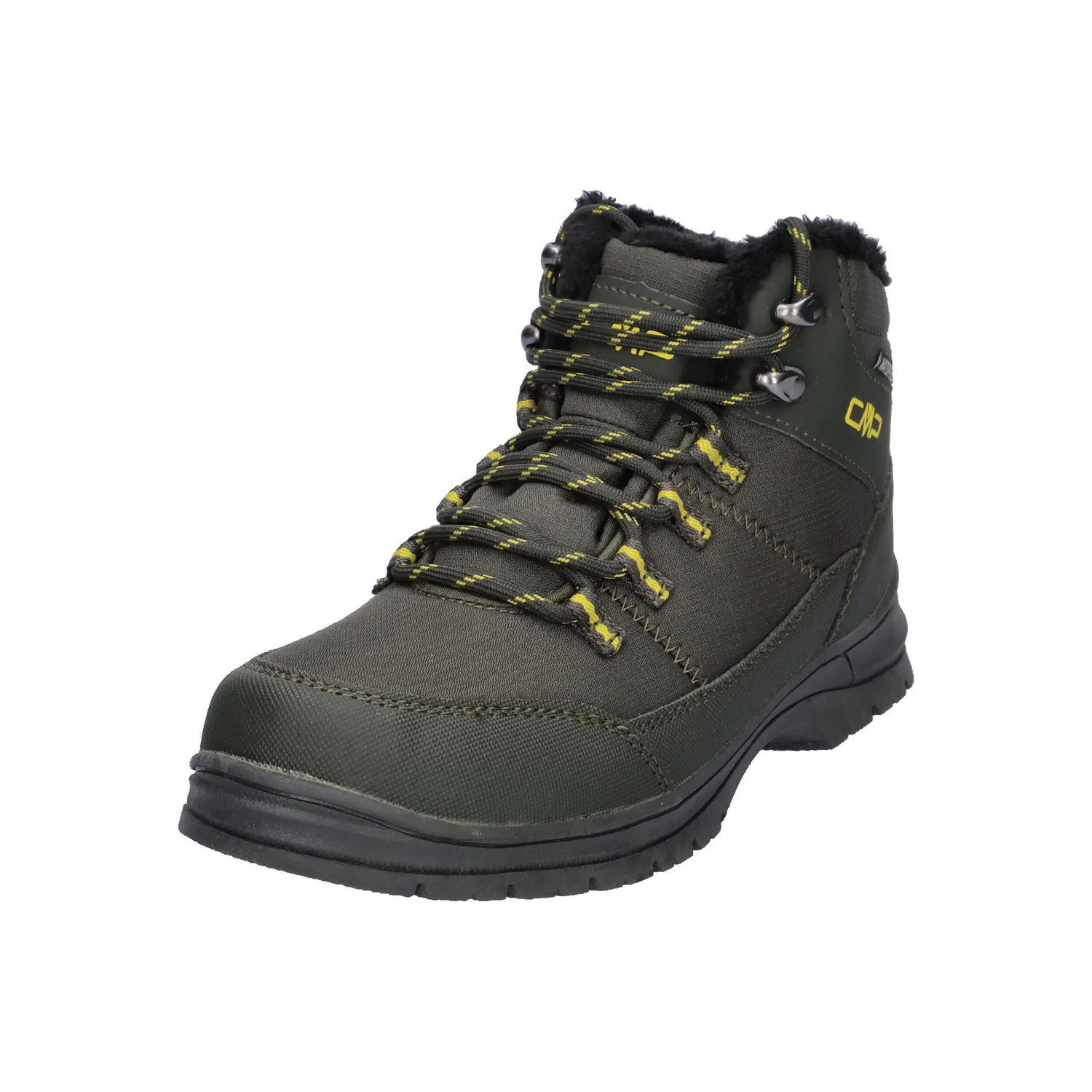 Детские ботинки для походов с мембраной Annuuk Snow Boot WP Cmp, Grun Gelb — фото 4