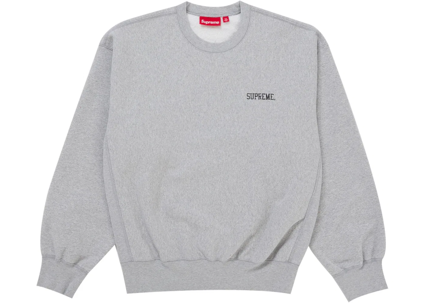 Мужской свитшот с круглым вырезом Supreme Crewneck, Grey