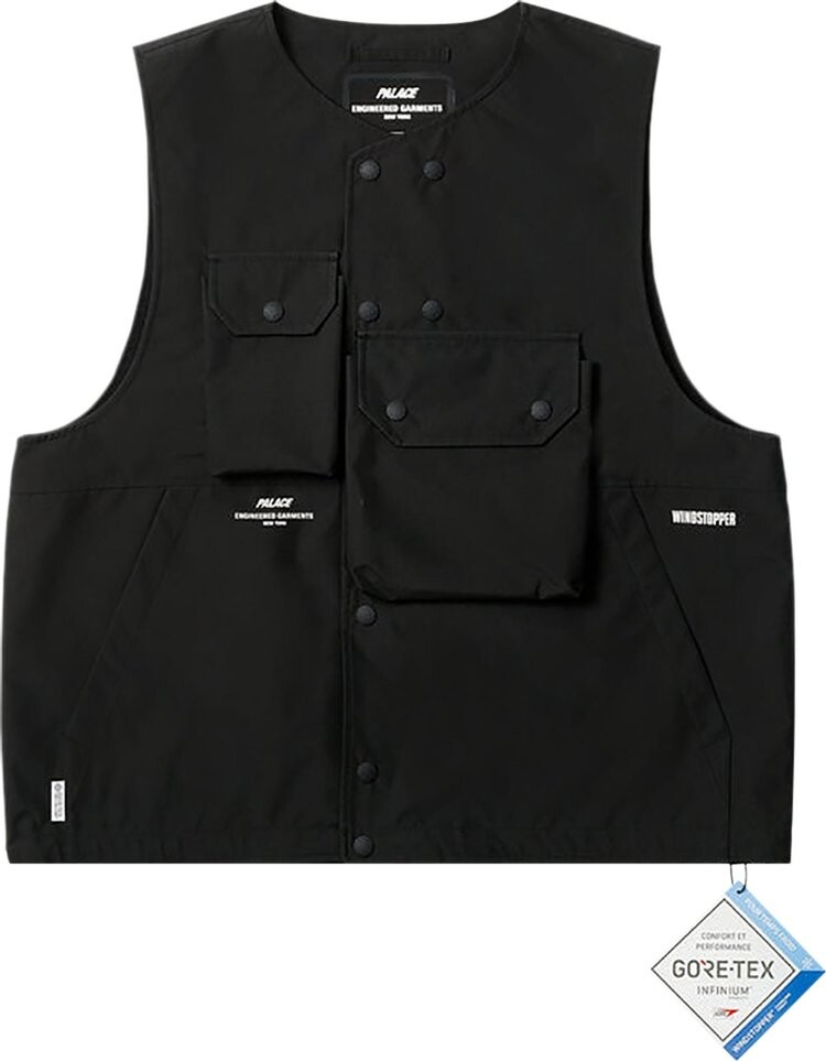 

Жилет Palace x Engineered Garments GORE-TEX Infinium Cover Vest 'Black', черный
