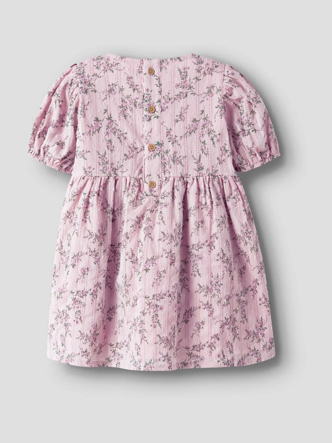 Платье с цветочным принтом, Smock Name It, розовый — фото 2