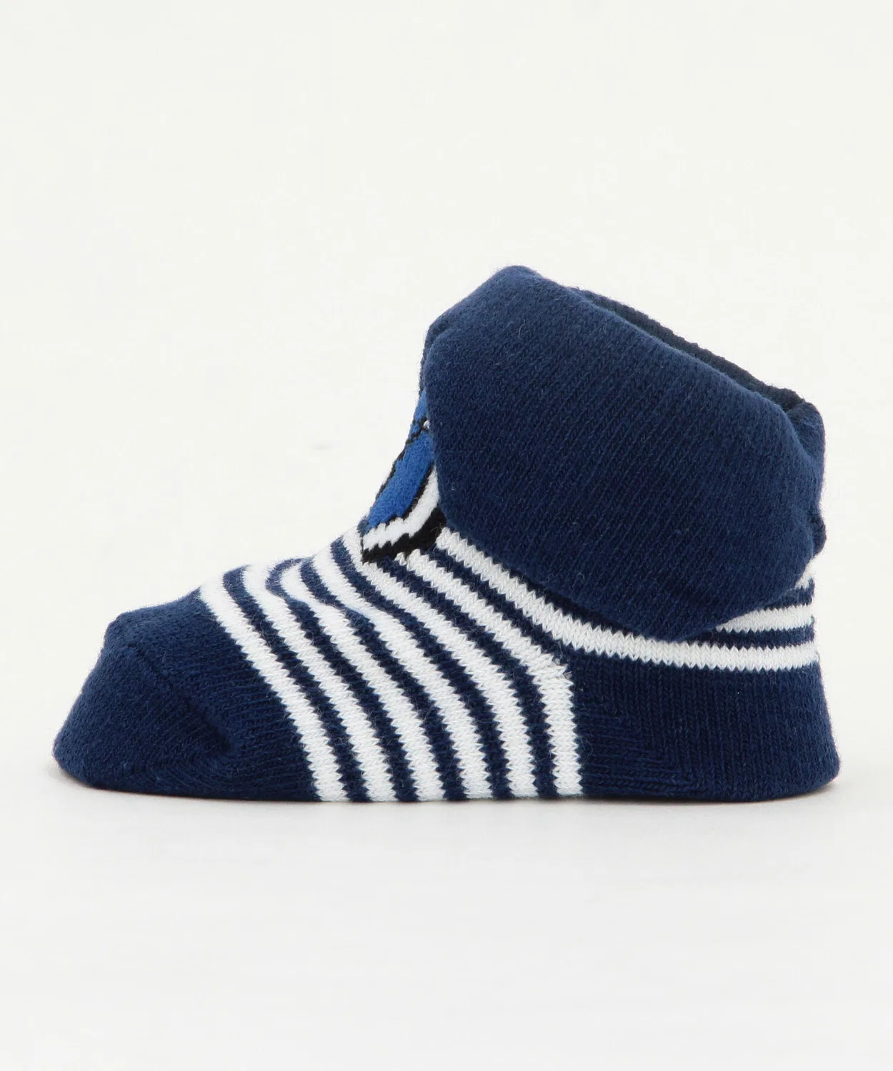 Детские носки с чашечкой и морским воротником, модель Sailor COMME CA ISM, White/Navy