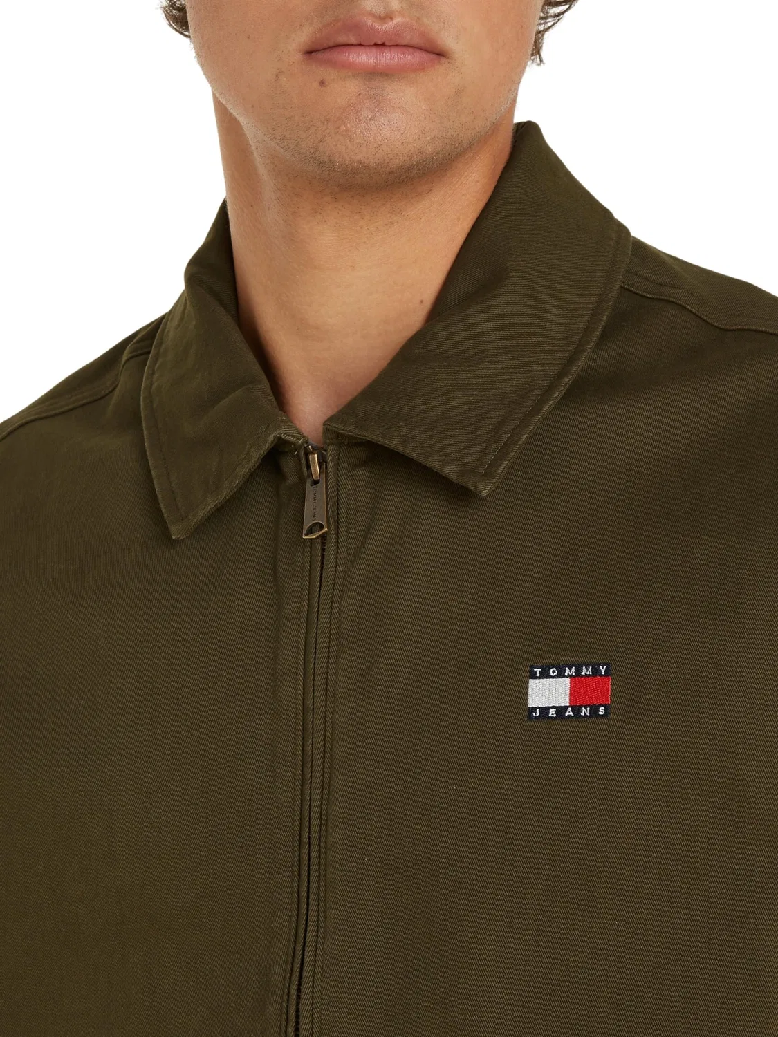 Мужская куртка из хлопка Tommy Hilfiger, Drab Olive Green — фото 3