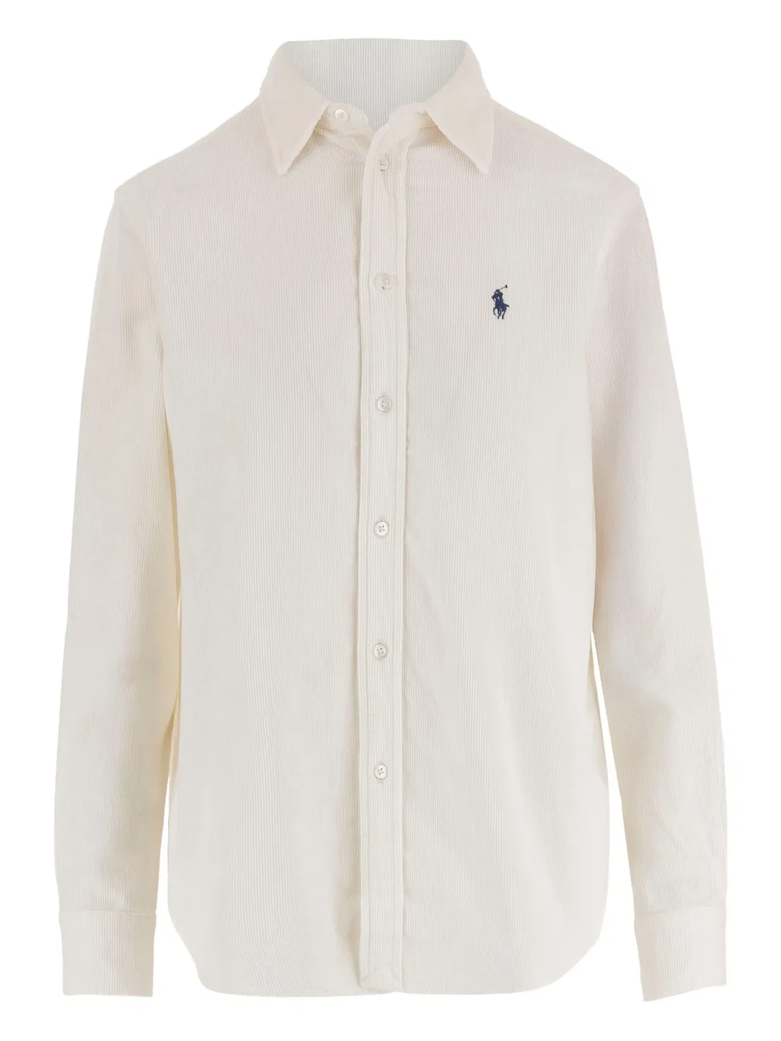 Рубашка вельветовая белая Polo Ralph Lauren, белый