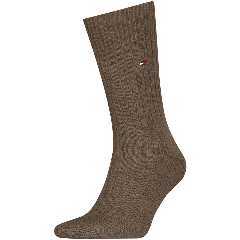 Мужские носки с высококачественным кашемиром Tommy hilfiger, Brown