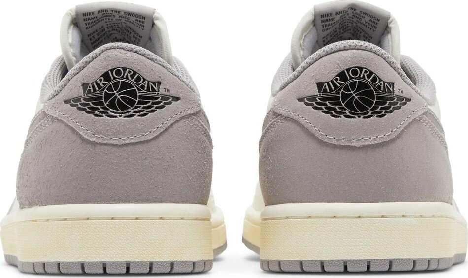 Кроссовки Air Jordan 1 Retro Low OG "Atmosphere Grey" — фото 4