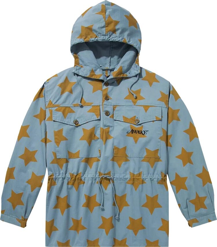 

Куртка Awake NY Stars Anorak Jacket 'Teal/Mustard', бирюзовый, Зеленый, Куртка Awake NY Stars Anorak Jacket 'Teal/Mustard', бирюзовый