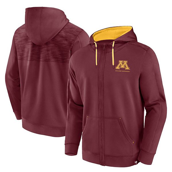 

Толстовка с капюшоном мужская fanatics branded maroon minnesota golden gophers power index на молнии Unbranded