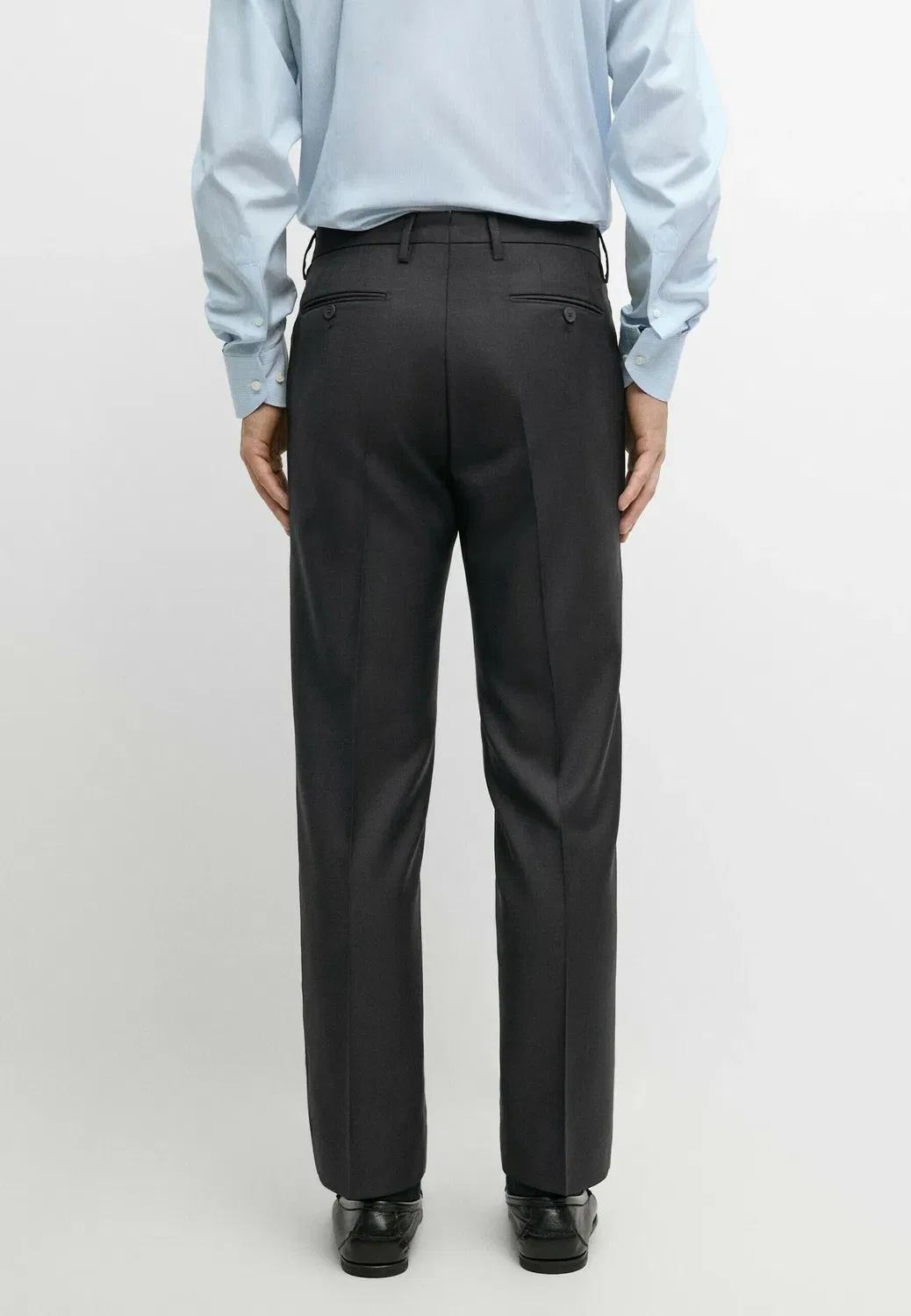 Брюки от костюма Massimo Dutti, Mottled Dark Blue — фото 3