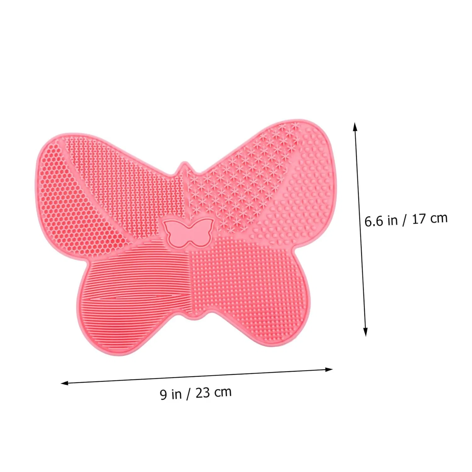 Щетка для очистки кистей, Silikon, minkissy, 23x17x1 см, Rosa — фото 2