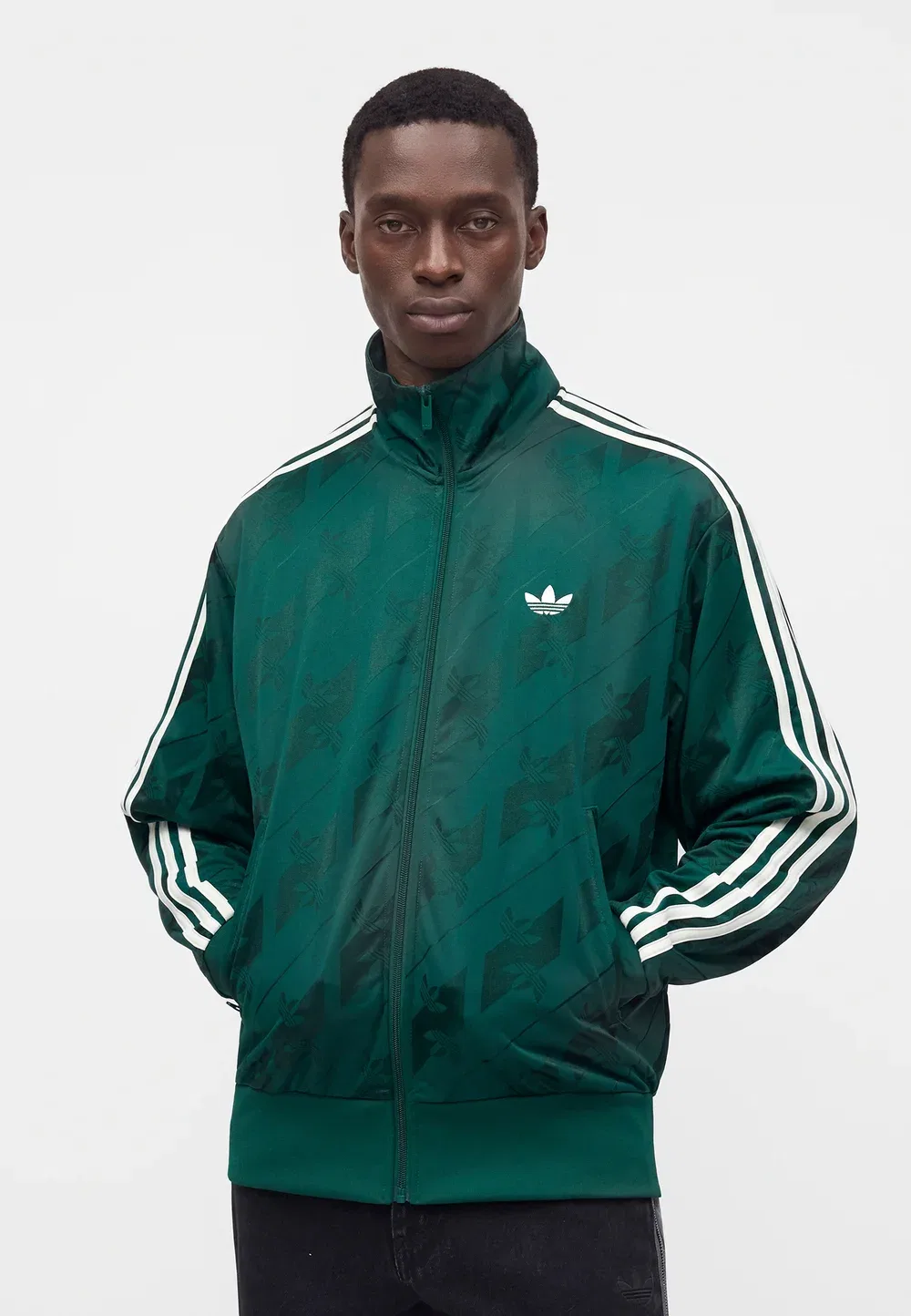 Куртка Monogram Firebird - летняя куртка Adidas Originals, Collegiate Green — фото 4