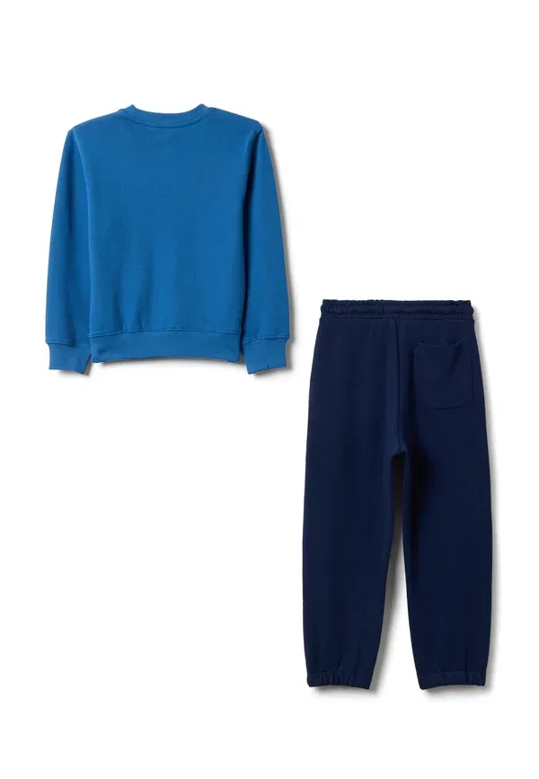 Комплект из свитшота и брюк с принтом Regular fit set Ovs, Blu, синий — фото 2