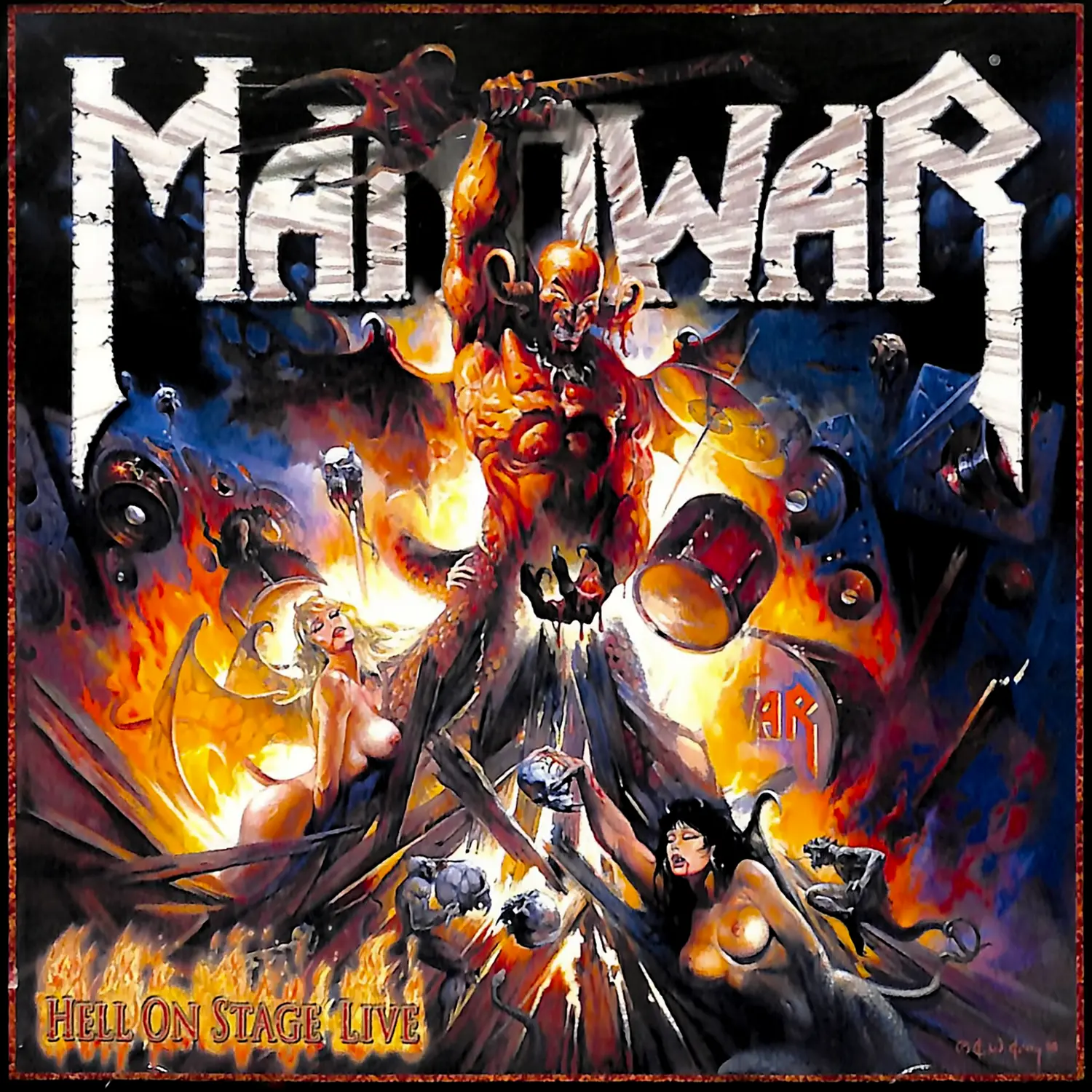 

CD диск Manowar CD 2-Disc Hell On Stage Live