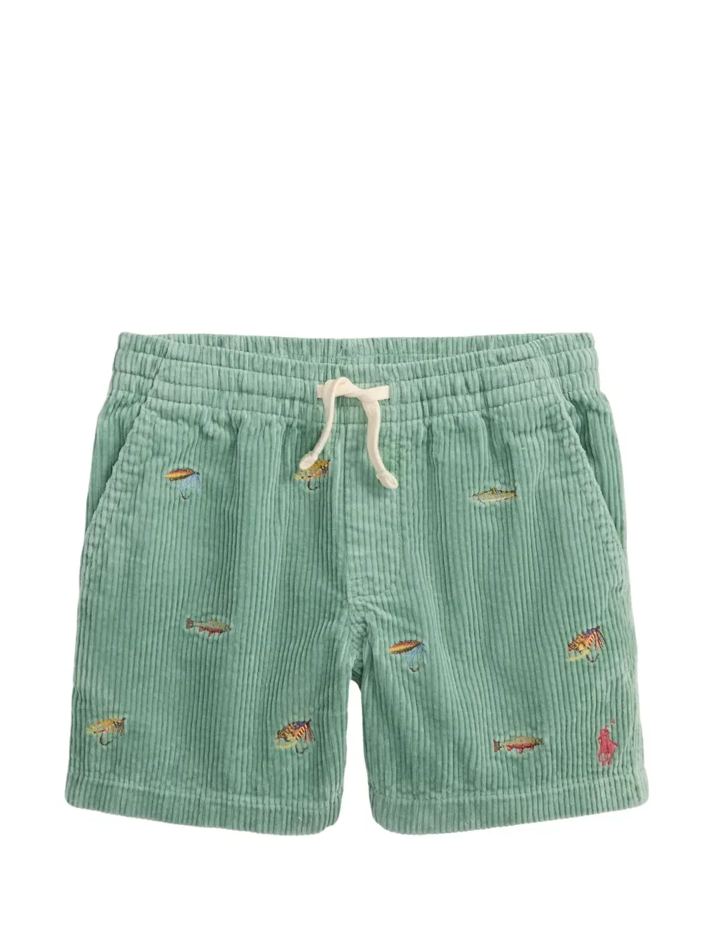 Детские вельветовые шорты Polo Prepster с вышивкой Polo Ralph Lauren Kids, синий