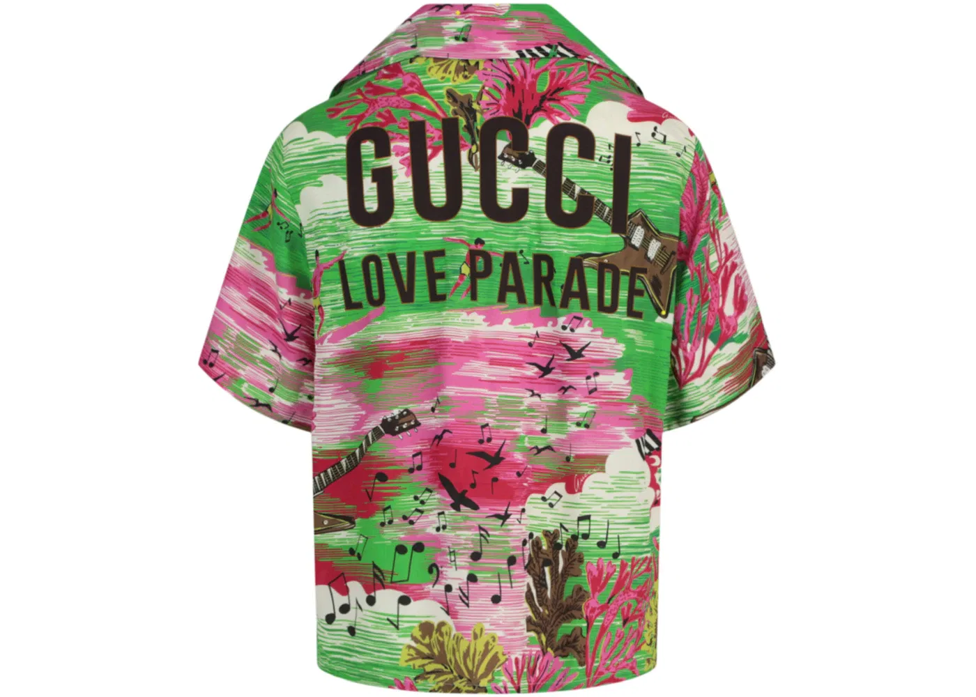 Женская рубашка с принтом Music Ocean Gucci, Multi — фото 2