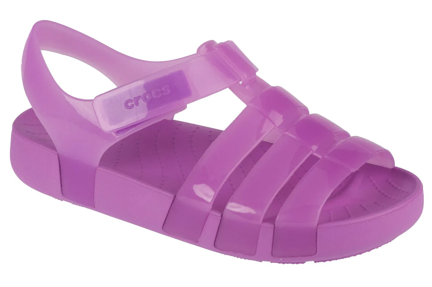Детские сандалии для девочек с технологией дышащей подошвы Crocs Isabella Jelly Kids Sandal, Rosa