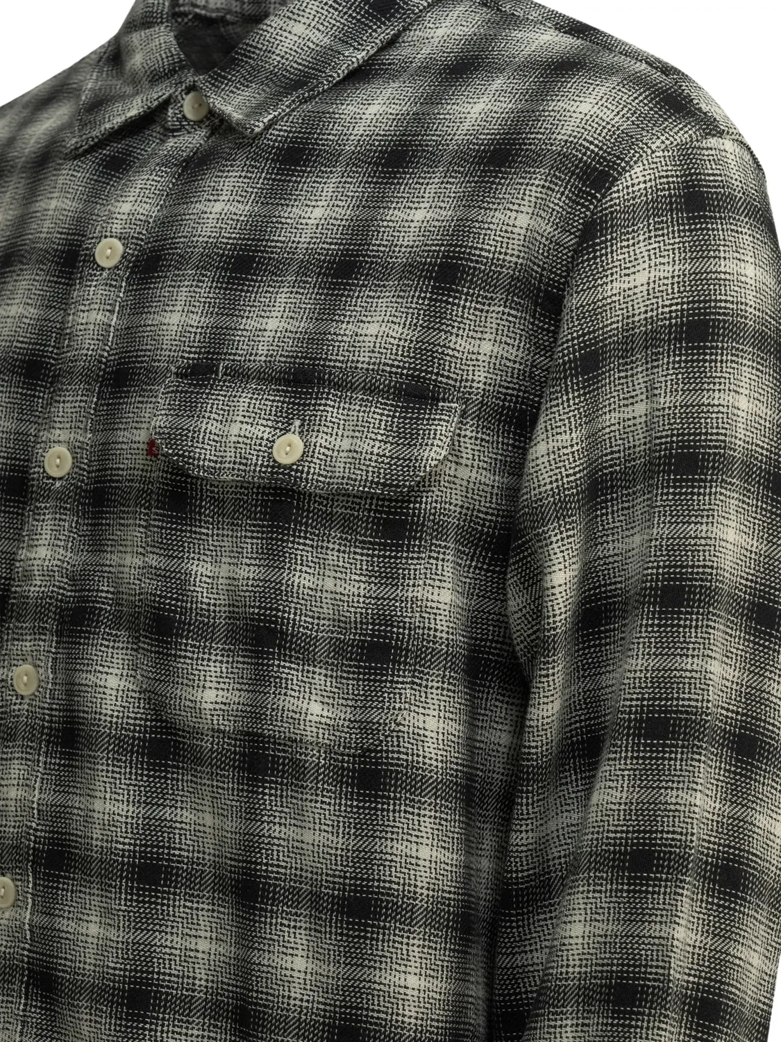 Рубашка-куртка Jackson Worker в клетку Levi's, черный — фото 2