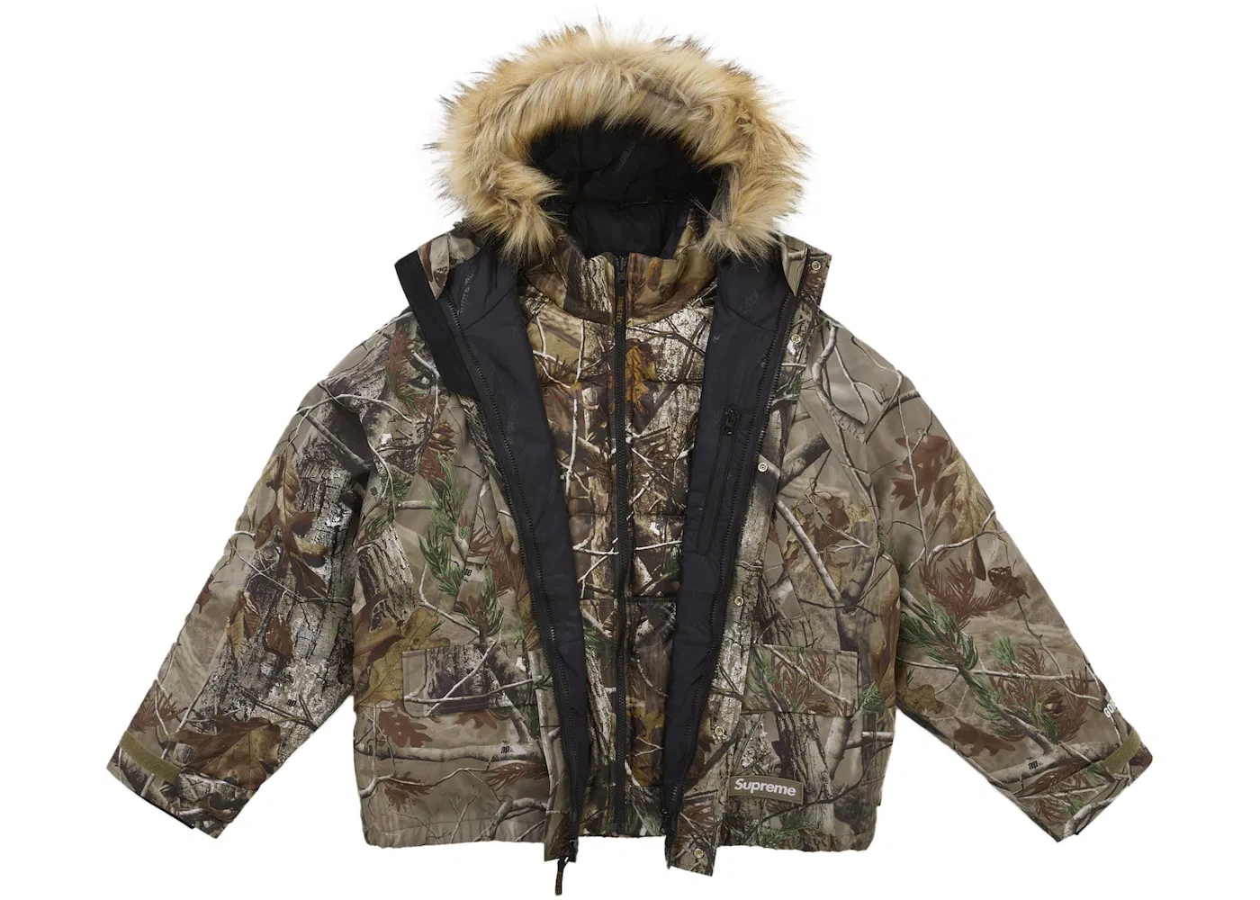 Мужская куртка-парка с камуфляжем Supreme, Realtree AP Camo — фото 3