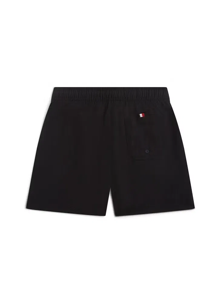 Шорты для плавания с вышивкой логотипа Original Logo Mid Length Tommy Hilfiger, черный — фото 3