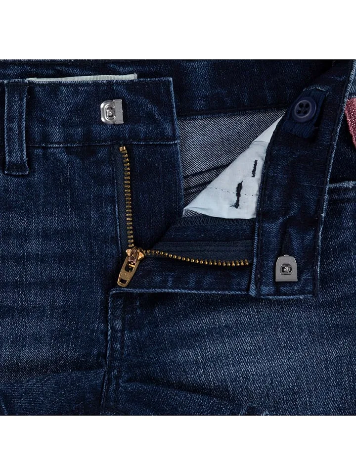 Шорты джинсовые Levi'S Kids, темно-синий — фото 3