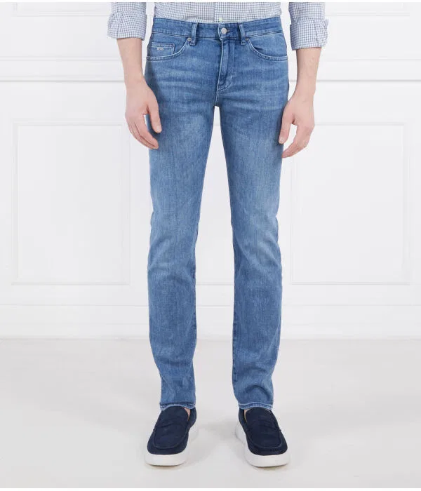 Мужские джинсы Slim Fit Delaware BOSS, синий