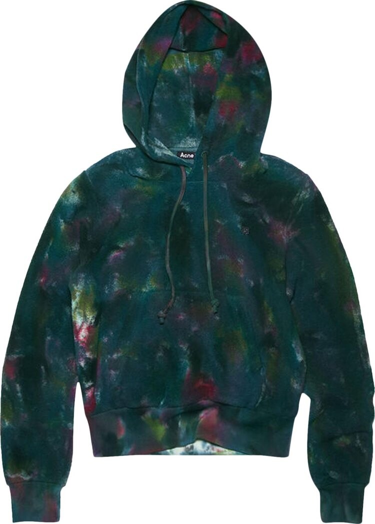 

Толстовка Acne Studios Hooded Sweatshirt 'Emerald Green', зеленый