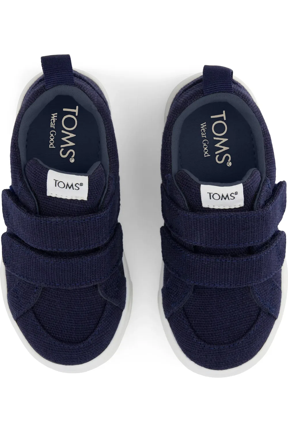 Кроссовки детские на липучке Cruz TOMS, темно синий — фото 4