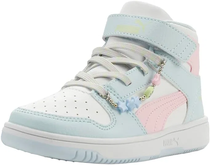 Детские кроссовки Rebound Layup Mid PUMA, White — фото 4