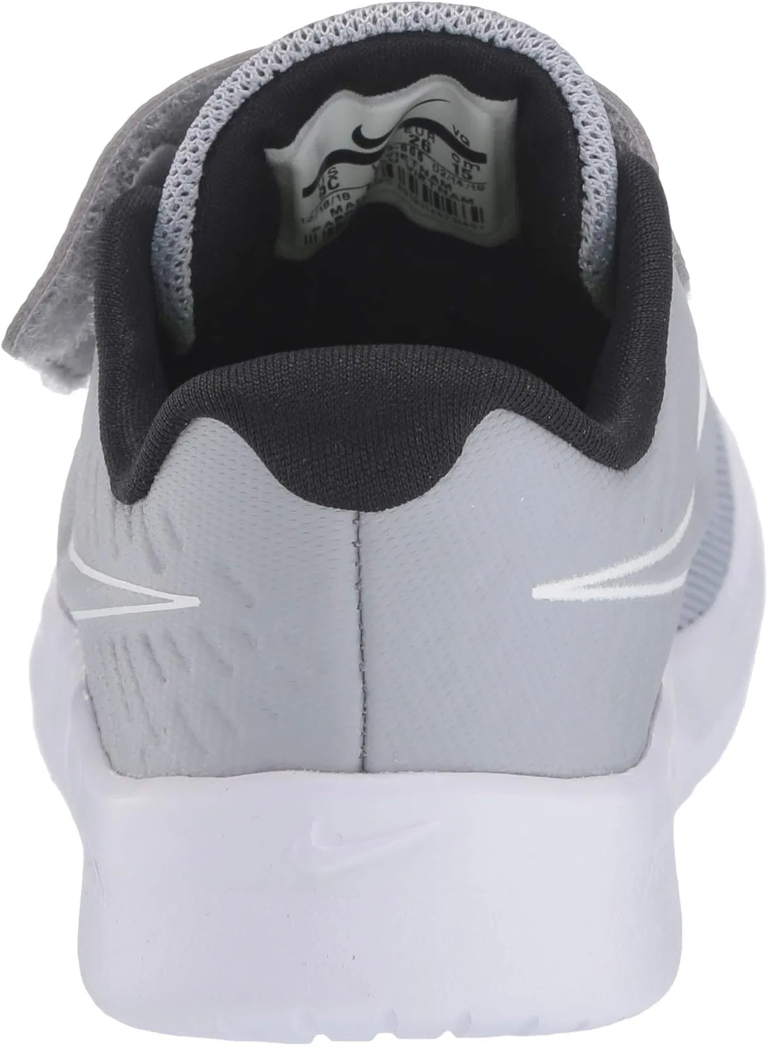 Детские кроссовки для мальчиков Star Runner 2 Nike, Wolf Grey/White Black Volt — фото 3